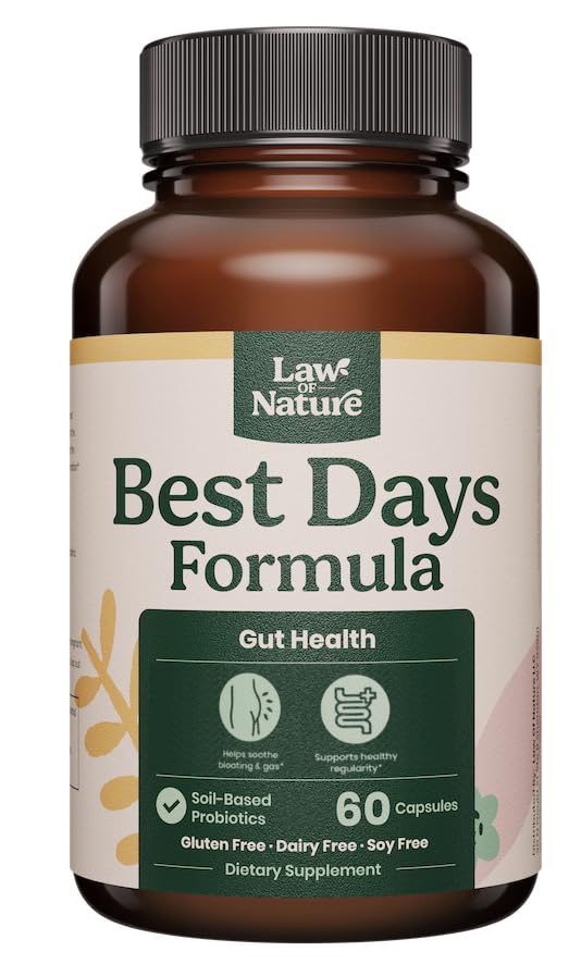 Law Of Nature Best Days Formula 60 Capsules