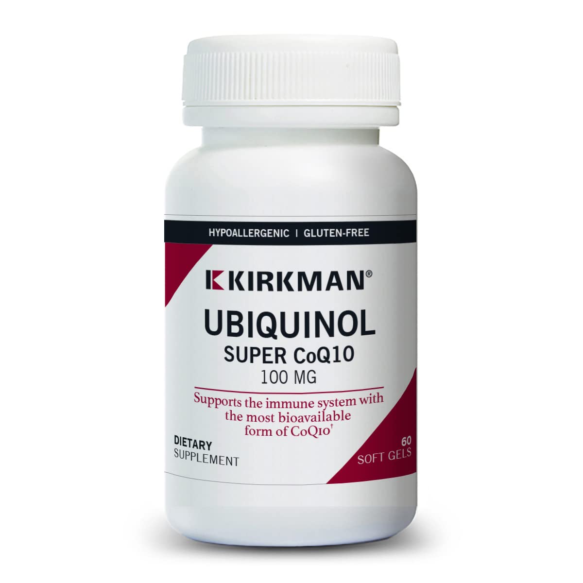 Kirkman Ubiquinol 100 mg Super CoQ10 Softgel 60 Count