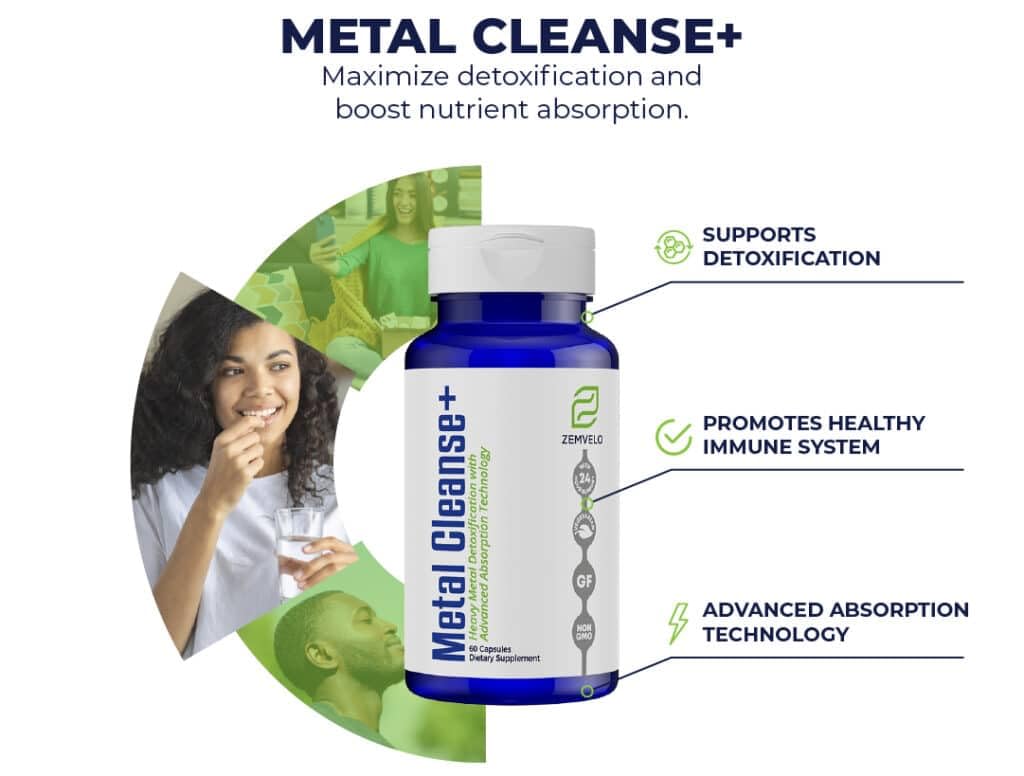 Zemvelo Metal Cleanse+ Capsule, 60 Count