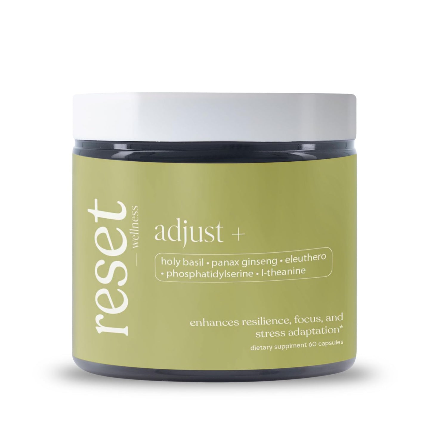 Reset Wellness Adjust+ Adaptogen Blend Capsule, 60 Count