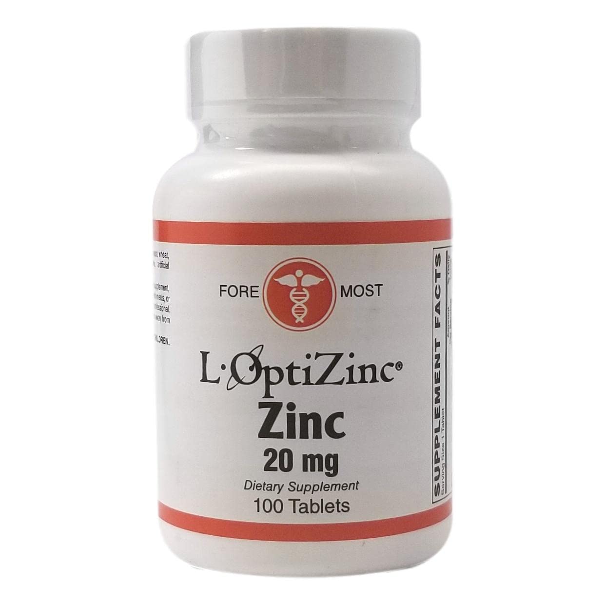 Holistic Health International, LLC L-OPTIZINC 100 Tablets