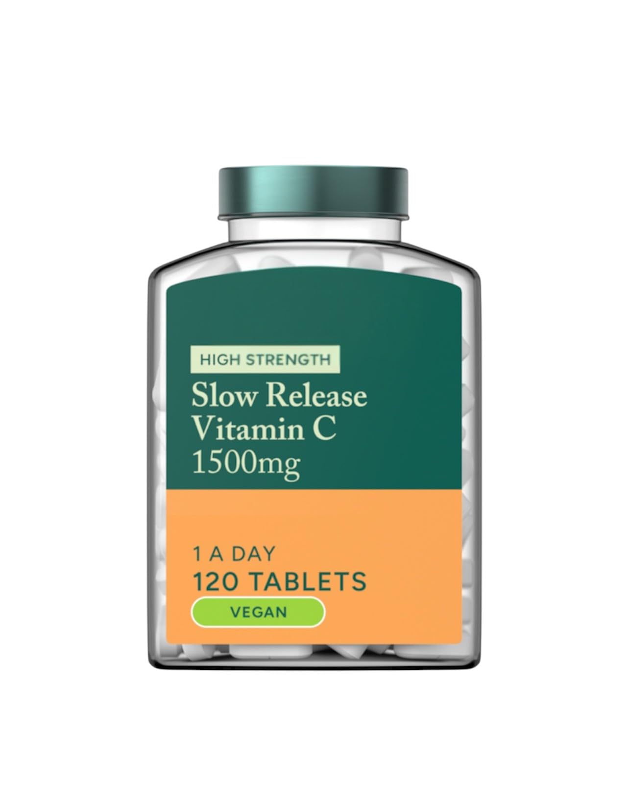 Generic High Strength Slow Release Vitamin C 1500mg Tablet, 1 Count