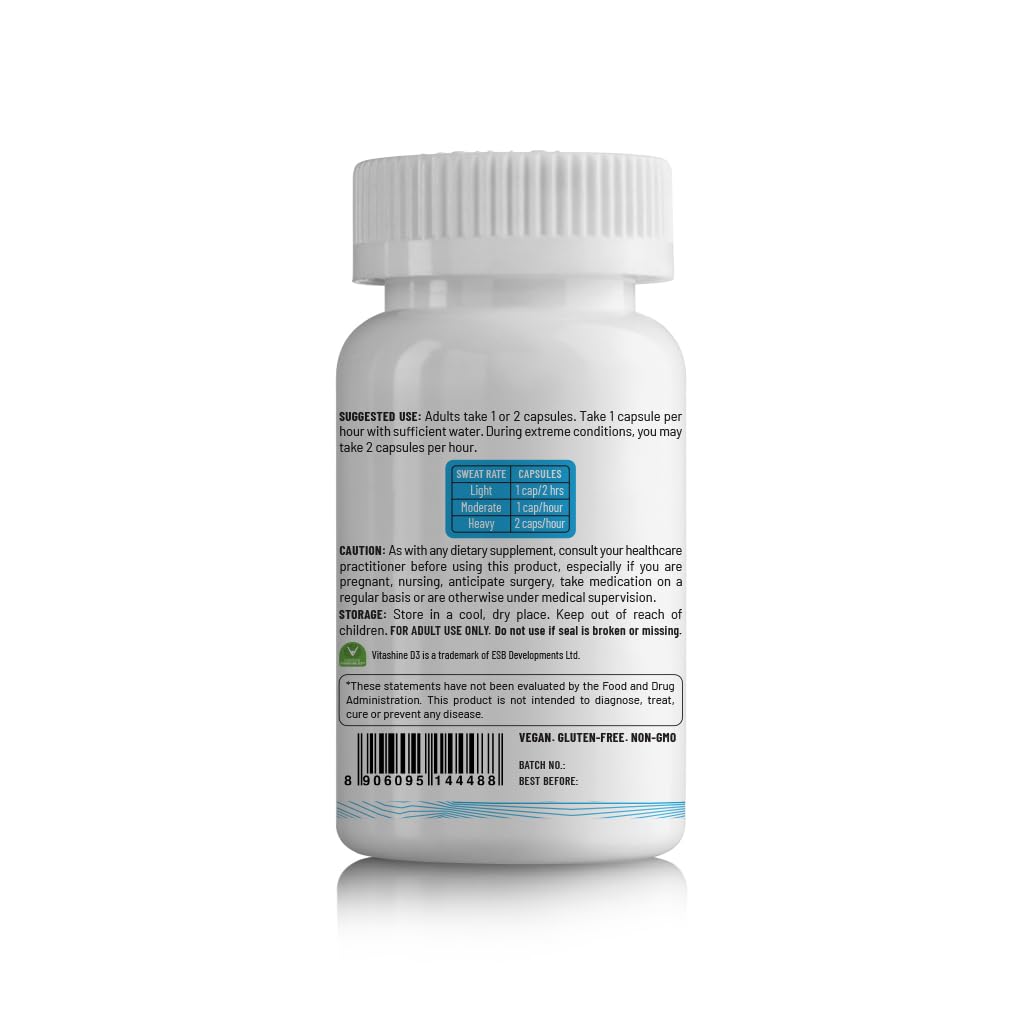Unived Salt Capsules with Vitamin D3, 30 Count
