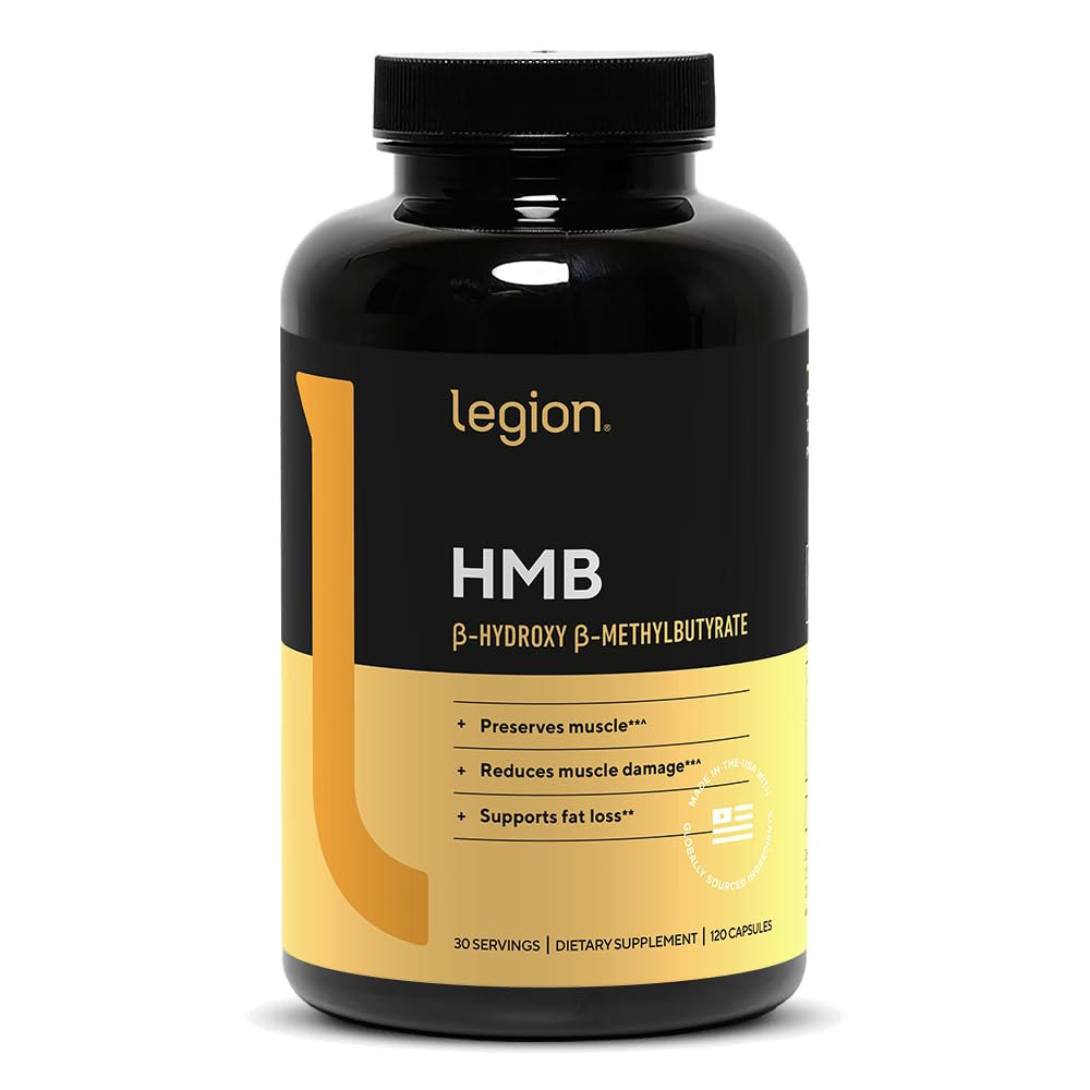 LEGION MyHMB Beta-Hydroxy Beta-Methylbutyrate Capsules 120 Count