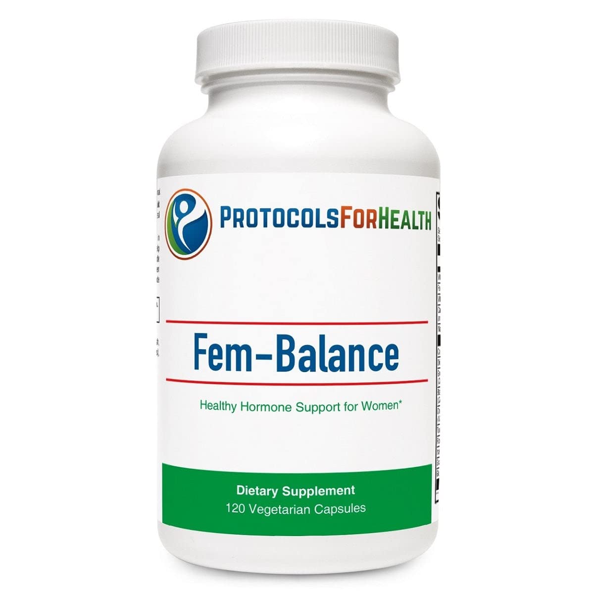 Protocols for Health Fem-Balance Dietary Supplement Healthy Hormone Support for Women Capsules 120