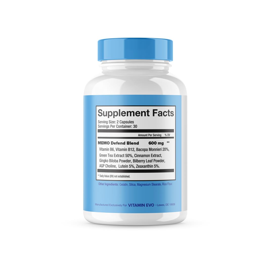 Vitamin Evo Memo Defender Capsules, 300 Count