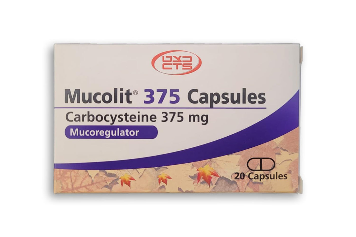 Generic Mucolit 375 Carbocyteine 375mg Capsule, 20 Count