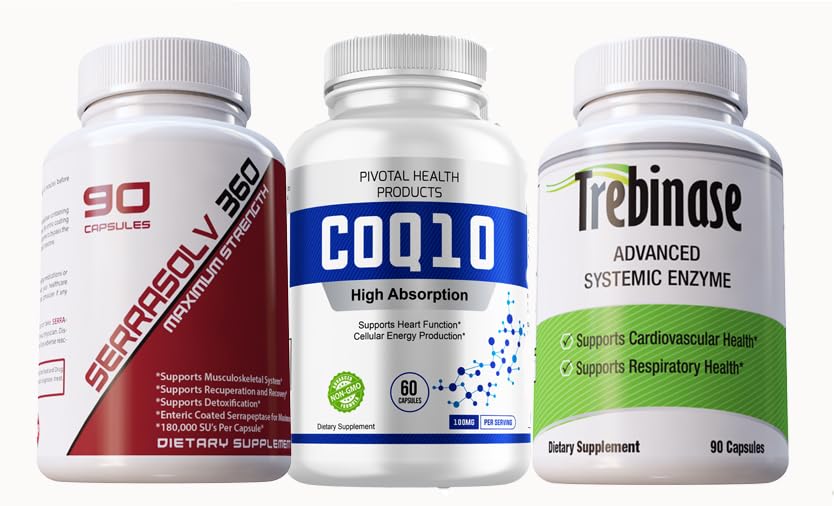 Serrasolv 360 Trebinase and CoQ10 Capsule 90 Count