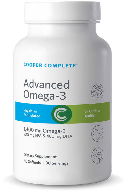 Cooper Complete Advanced Omega-3 Fish Oil Softgels 180 Count