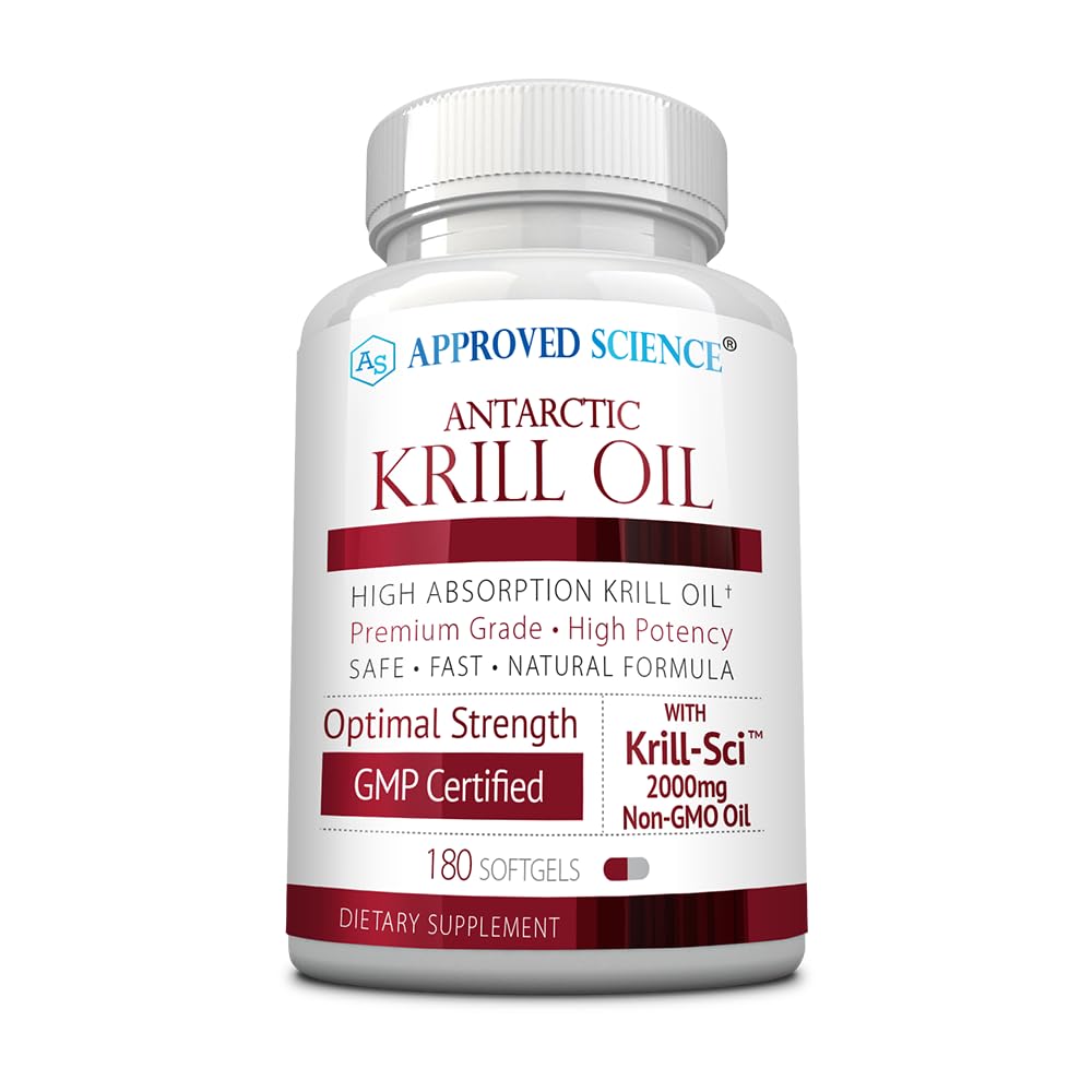 Approved Science Krill Oil Softgels 180