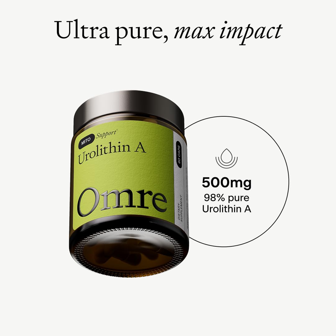 OMRE Urolithin A 500mg Capsule, 60 Count