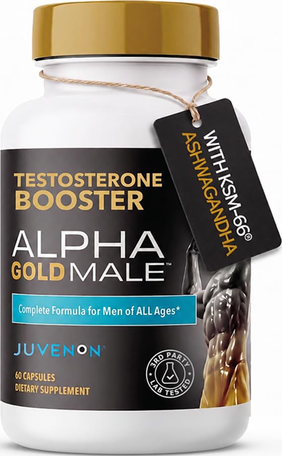 Juvenon Alpha Gold Male Testosterone Booster Capsule 60 Capsules