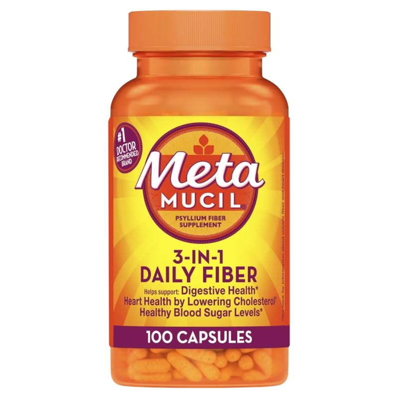 Metamucil Psyllium Fiber Capsule 1