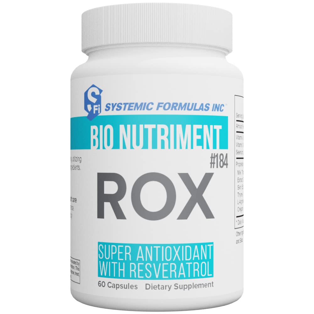 Systemic Formulas ROX Super Antioxidant with Resveratrol, 60 Capsules