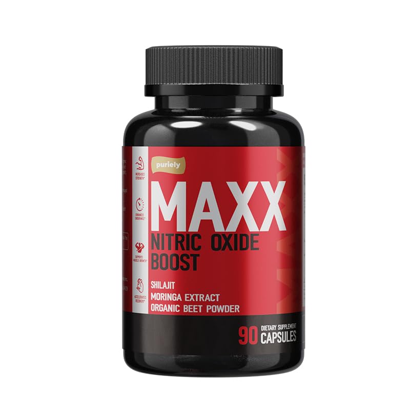 Puriely Nitric Oxide Nutritional Capsule, 90 Capsules