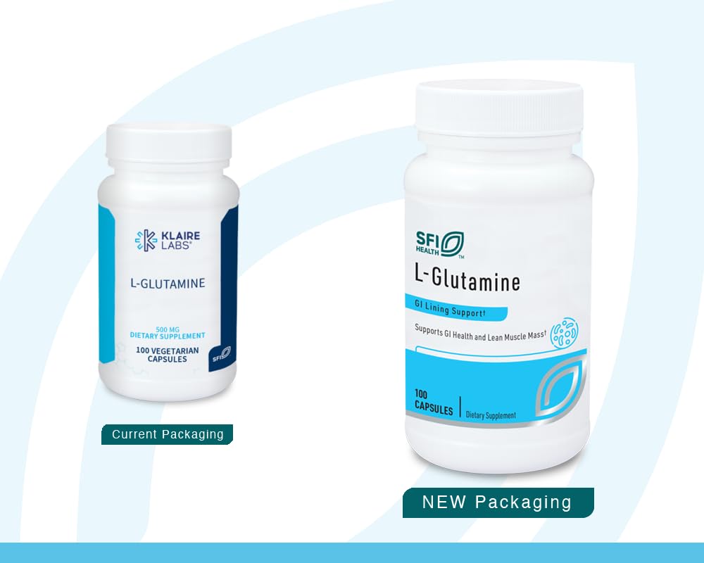 SFI Health L-Glutamine Capsules 100 Count