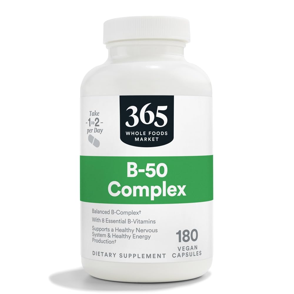 365 by Whole Foods Market Vitamin B-50 Complex 180 Capsules