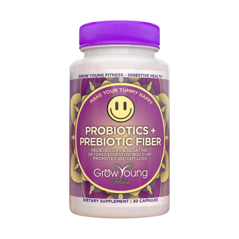 Grow Young Fitness Daily Probiotic + Prebiotic Fiber Supplement Capsule 30 Capsules
