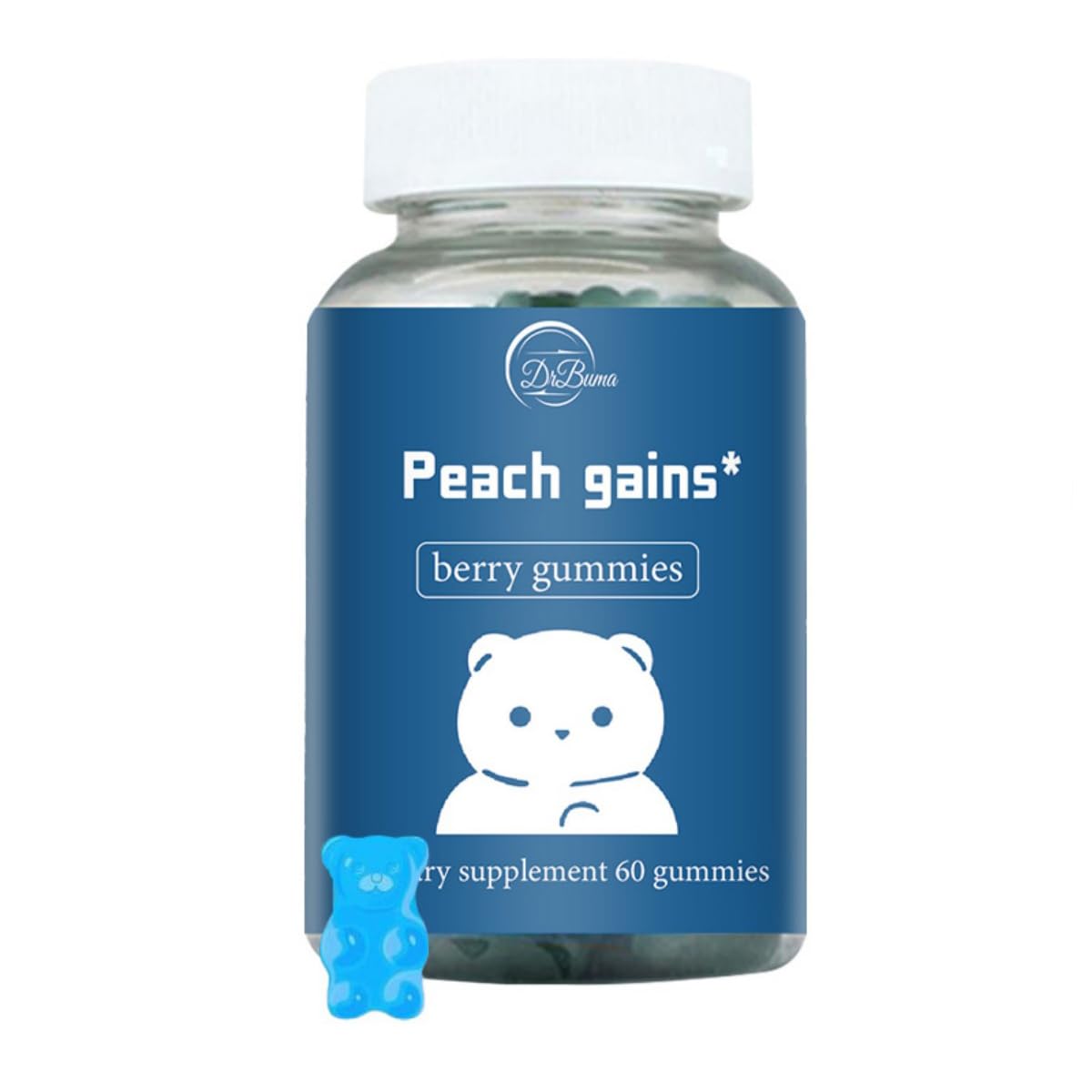 DrBuma Peach Support Gummies for Women Gummy 60 Gummies