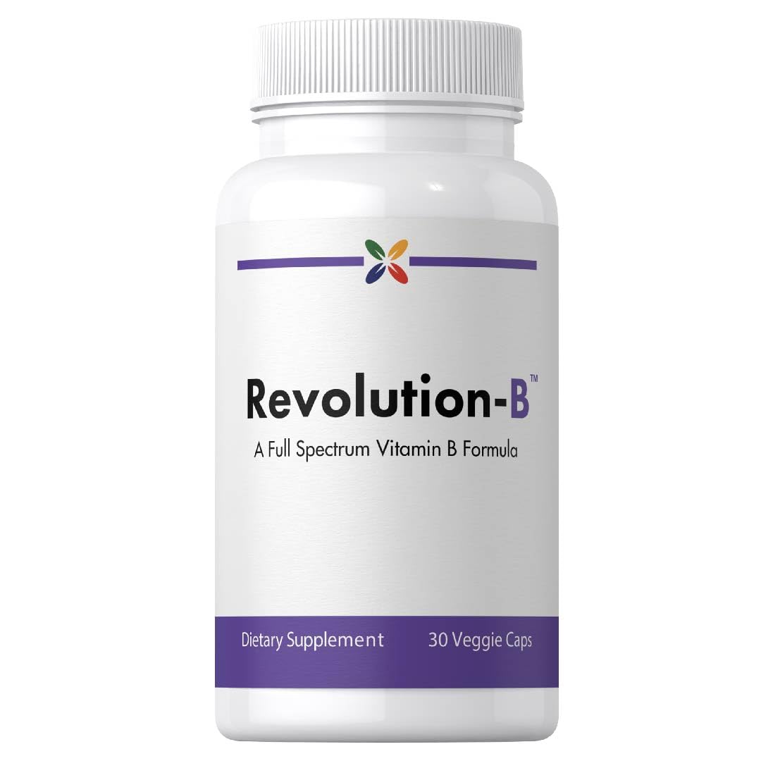 Stop Aging Now Vitamin B Complex Capsules with Folate 30 Count