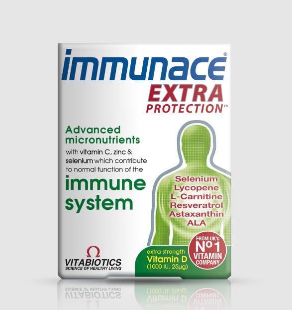 Vitabiotics Immunace Extra Protection 60 Tablets