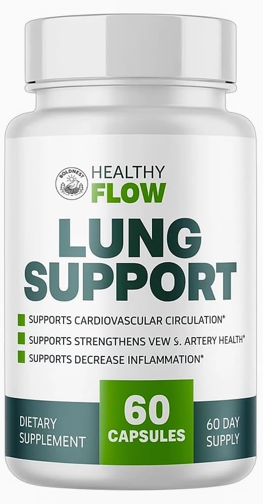 BOLDNEST Healthy Flow Lung Support Capsules 60 Count