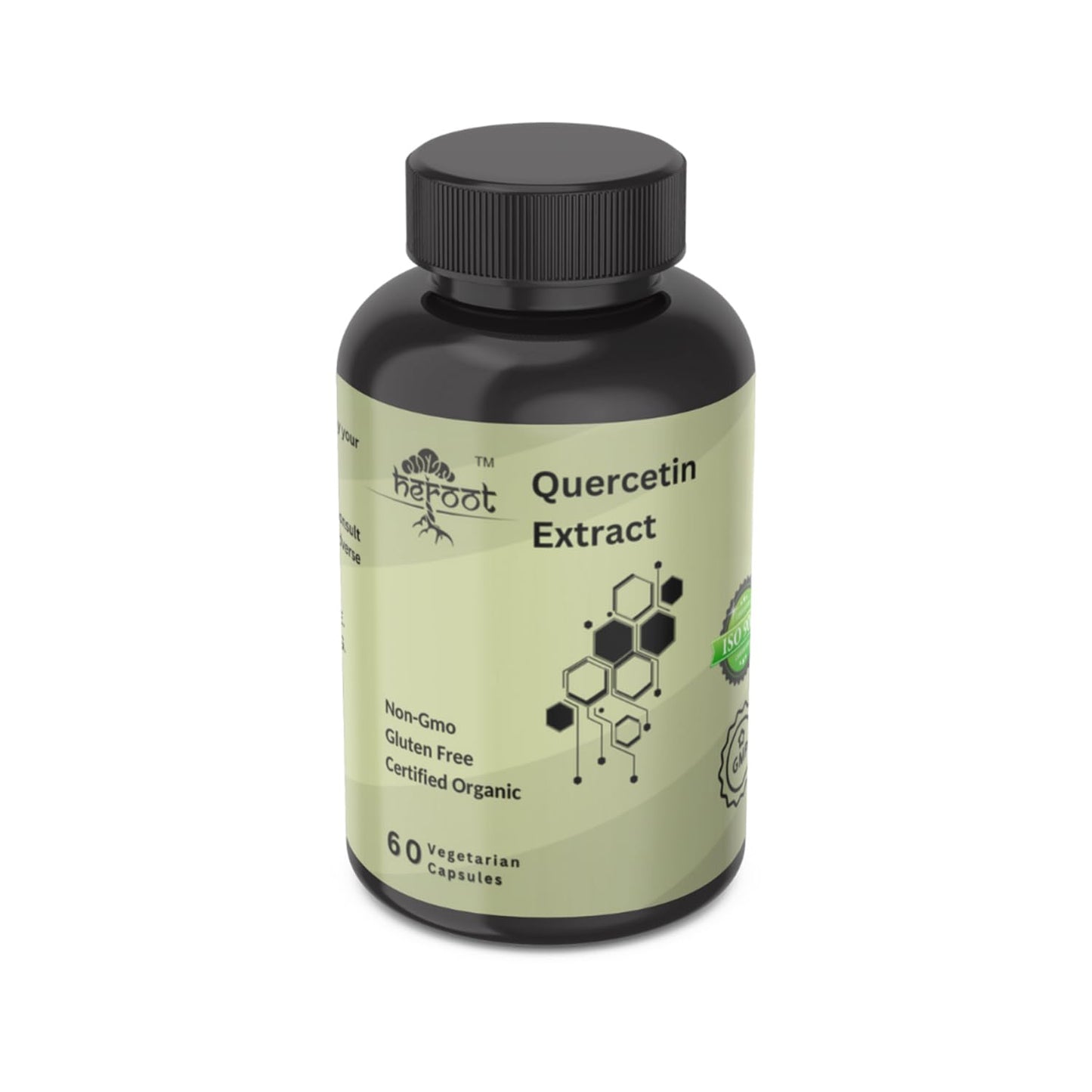 Heroot Quercetin Extract Capsules 60 Count