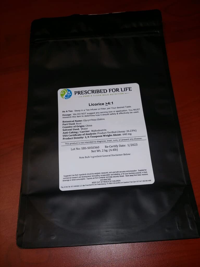 Prescribed For Life Licorice Root Extract Powder 1 Count