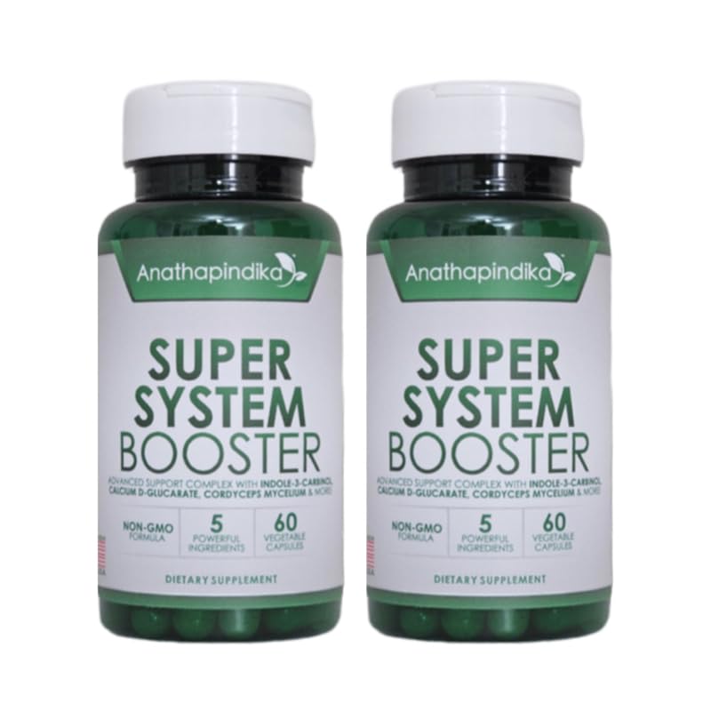 Anathapindika Health Super System Booster 5-in-1 Cleansing, Detox and Antioxidants, Capsule, 120 Count