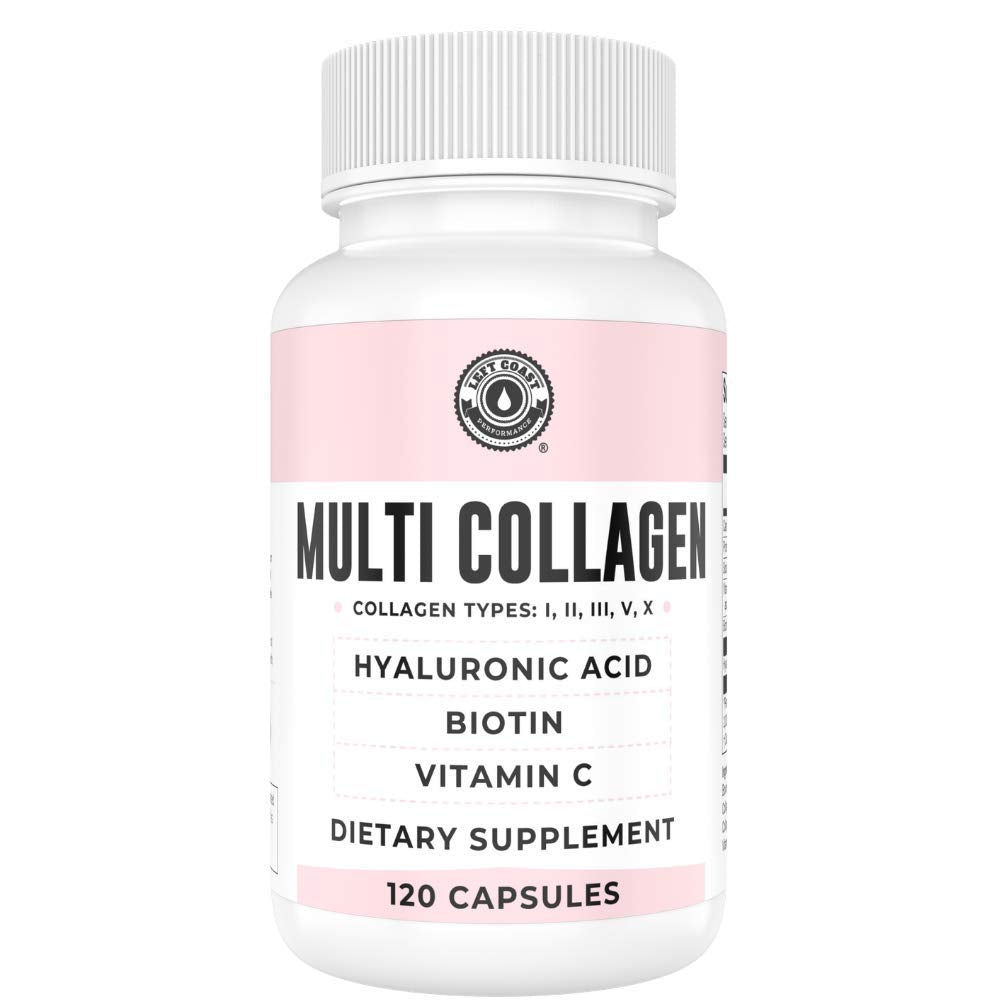 Left Coast Performance Hydrolyzed Multi Collagen Peptides & Beef Organ Supplement for Women Capsules, 240