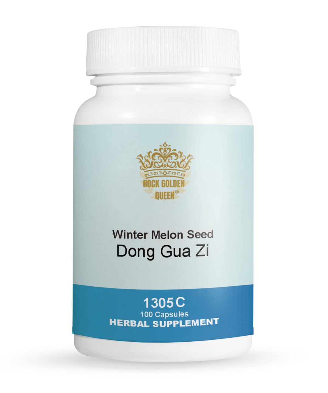 Rock Golden Queen Dong Gua Zi Winter Melon Seed (Raw) Capsules, 100 Capsules