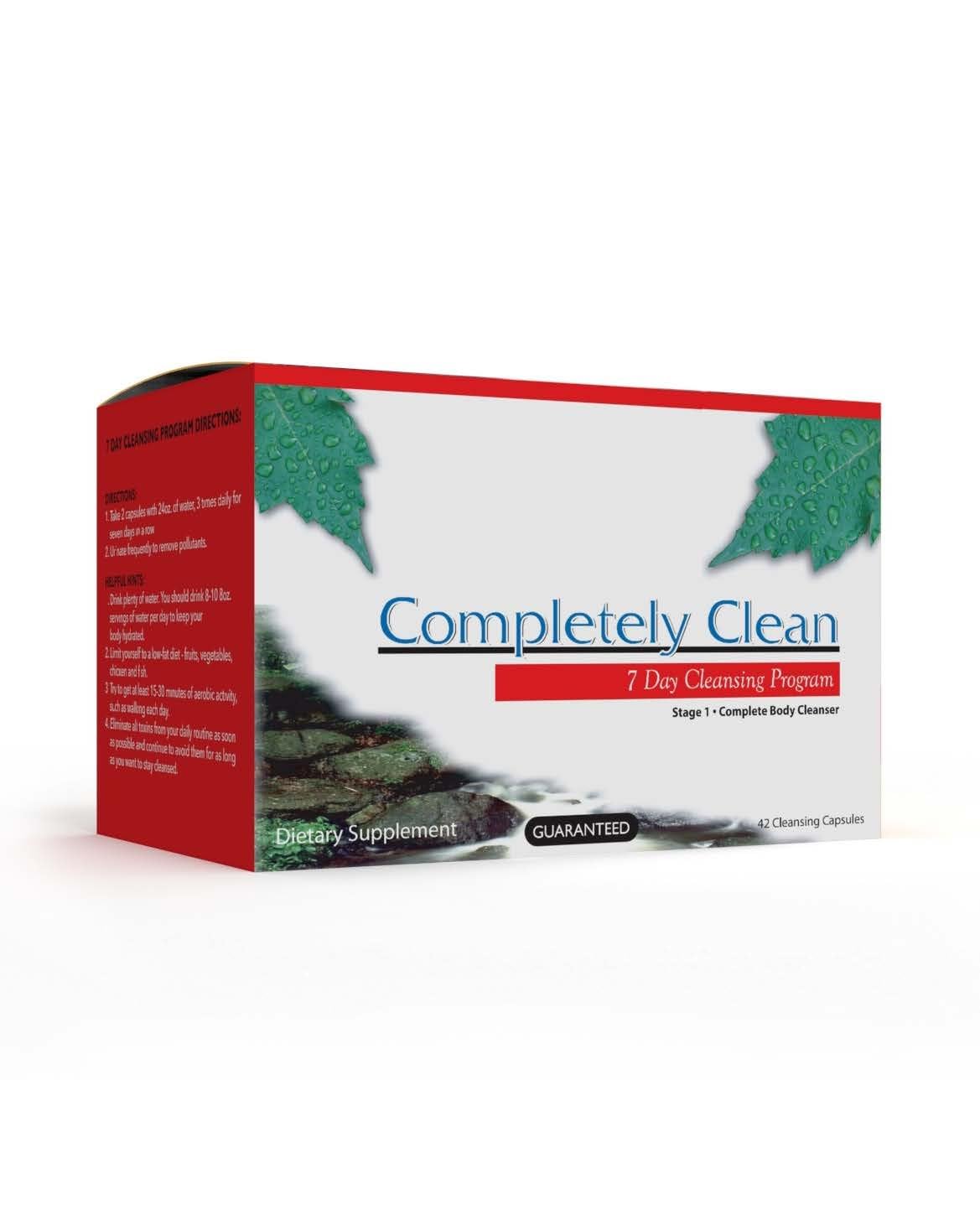 Wellgenix Omni Completely Clean 7 Day Toxin Cleanse Complete Body Detoxifying Support, 42 Capsules
