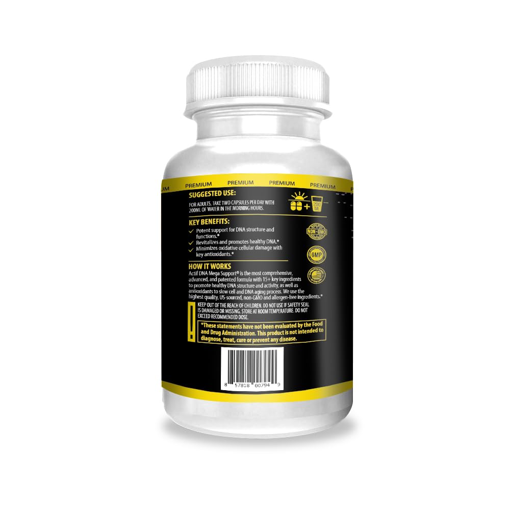 ACTIF DNA Mega Support with 15+ Advanced Factors Gummy 1 Count