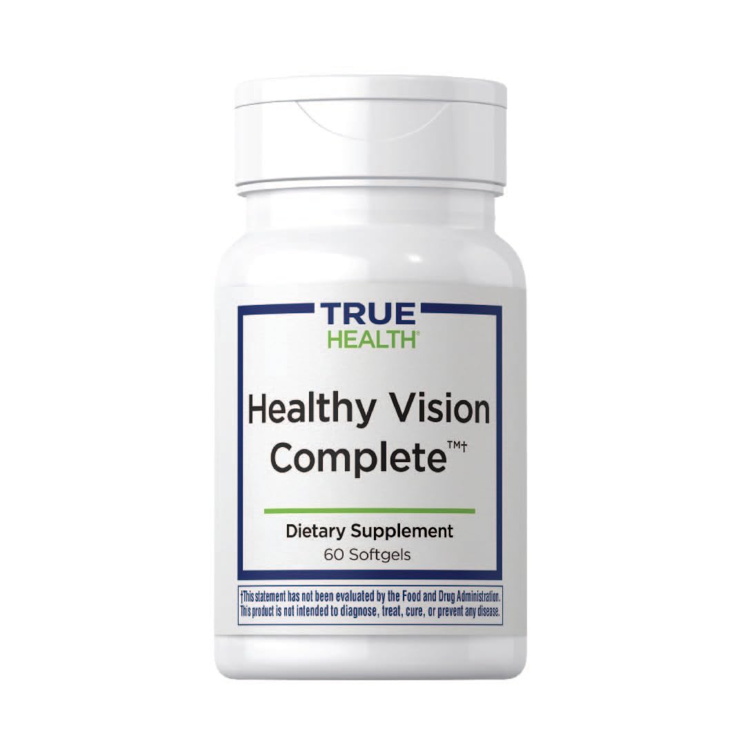 True Health Healthy Vision Complete Lutein & Zeaxanthin Multivitamin Supplement for Eye Health, Softgel, 60 Count