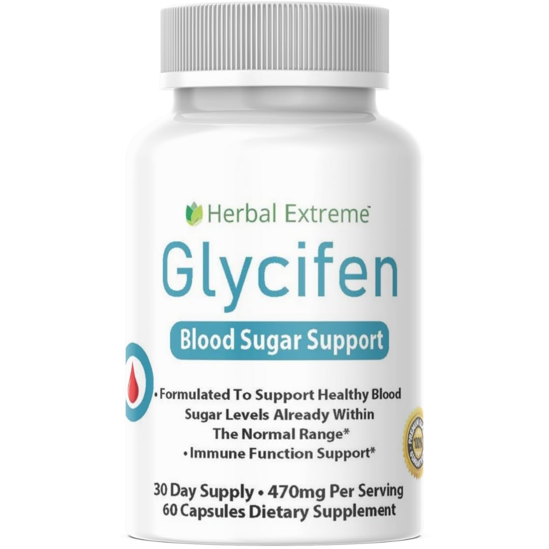 Herbal Extreme Glycifen Capsules 60 Count
