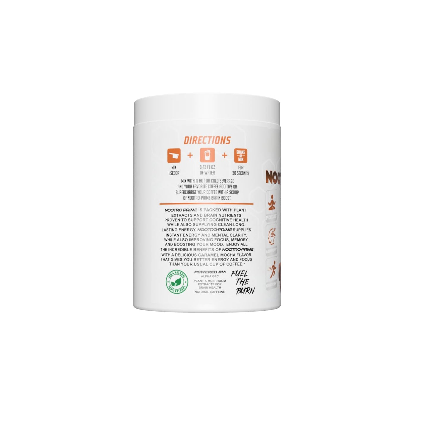 GMU SPORT Nootro-Prime Brain Boost Powder 10.72 Ounce