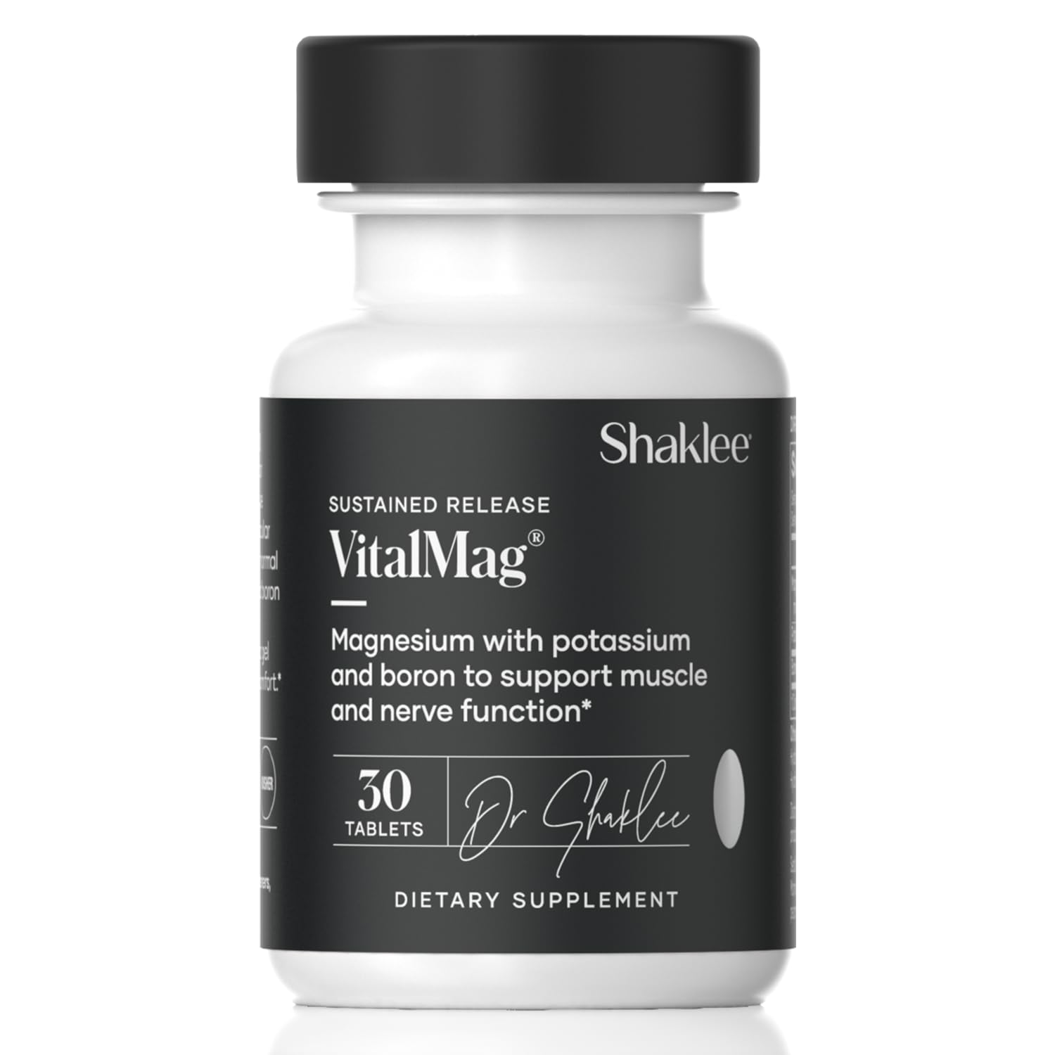 Shaklee Sustained Release VitalMag Magnesium Supplement with Potassium & Boron Blend 30 Tablets