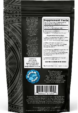 Kava Pros Royal Fiji Kava Black Damu Noble Kava Powder 15.87 Ounce