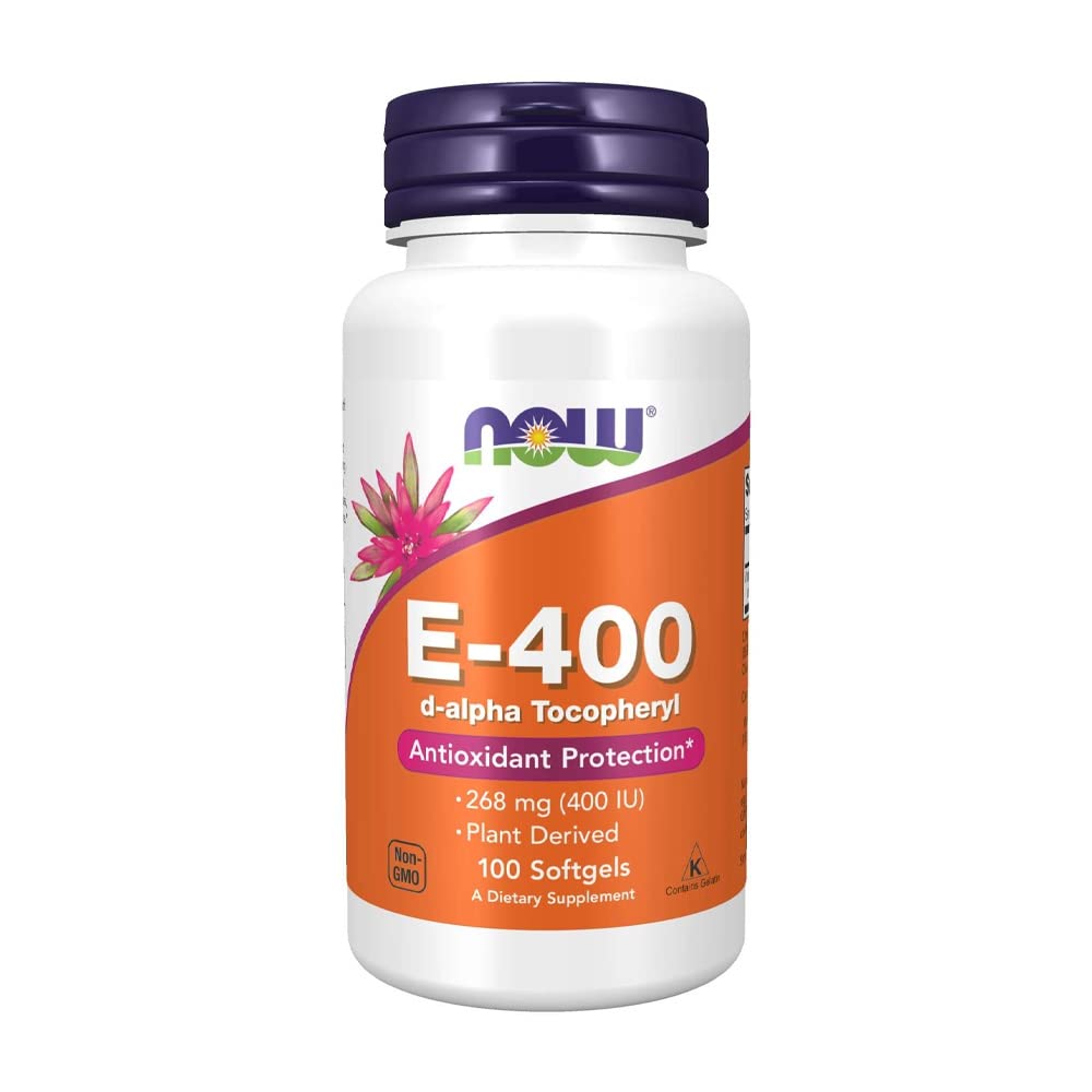NOW Foods Vitamin E-400 Mixed Tocopherols Softgels 100