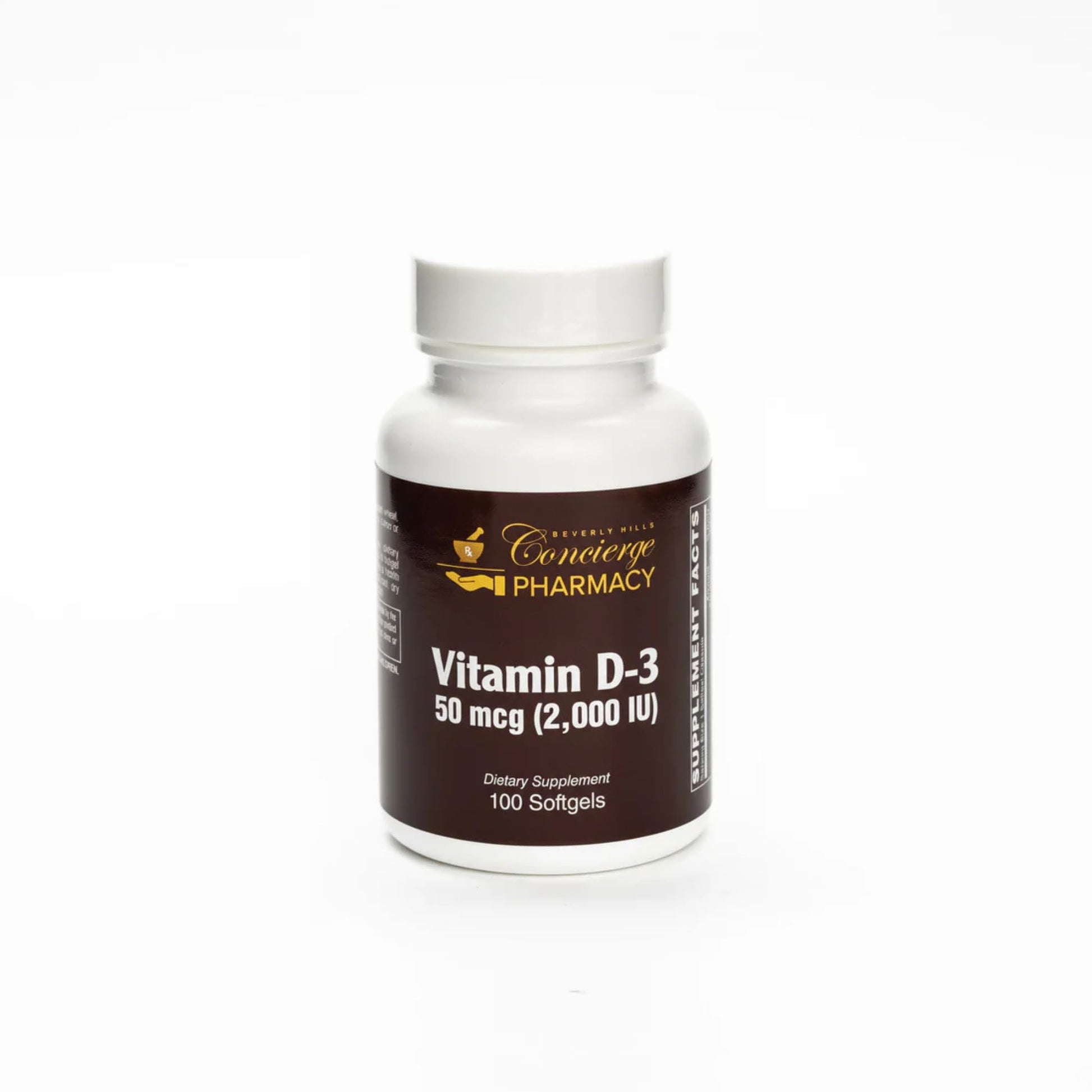 Generic Vitamin D3 2000 IU (50 mcg) Softgels 100 Count