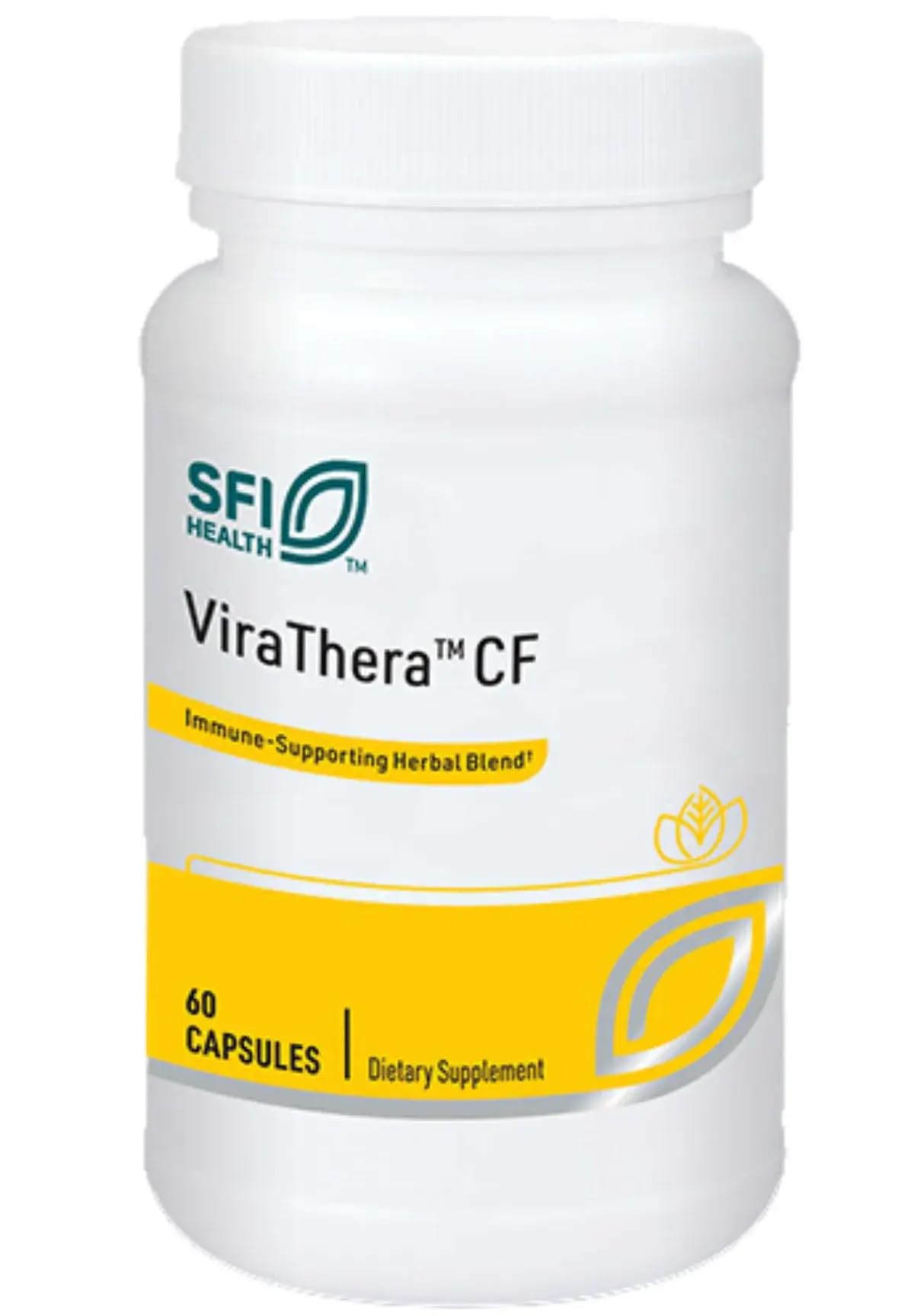 SFI Health Virathera CF - Echinacea Immune Support Blend with Goldenseal Capsules, 60 Count
