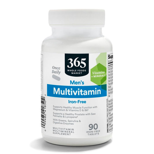 365 by Whole Foods Market Men's One Daily Multivitamin Tablet, 90 Count