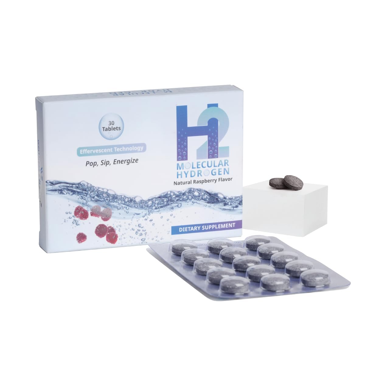 WELLNESS EXTRACT H2 Molecular Hydrogen Water Tablets with Magnesium Tablet, 30 Tablets