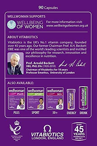Wellwoman Vitabiotics Wellwoman Tablet, 90 Tablets