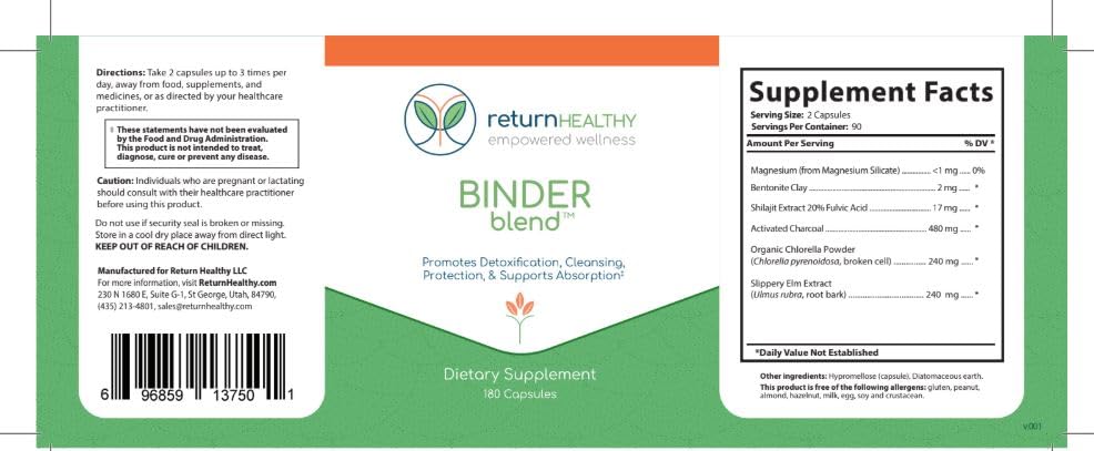 Return Healthy Foundation Plan 5-Product Daily Wellness Kit Capsule, 5 Capsules