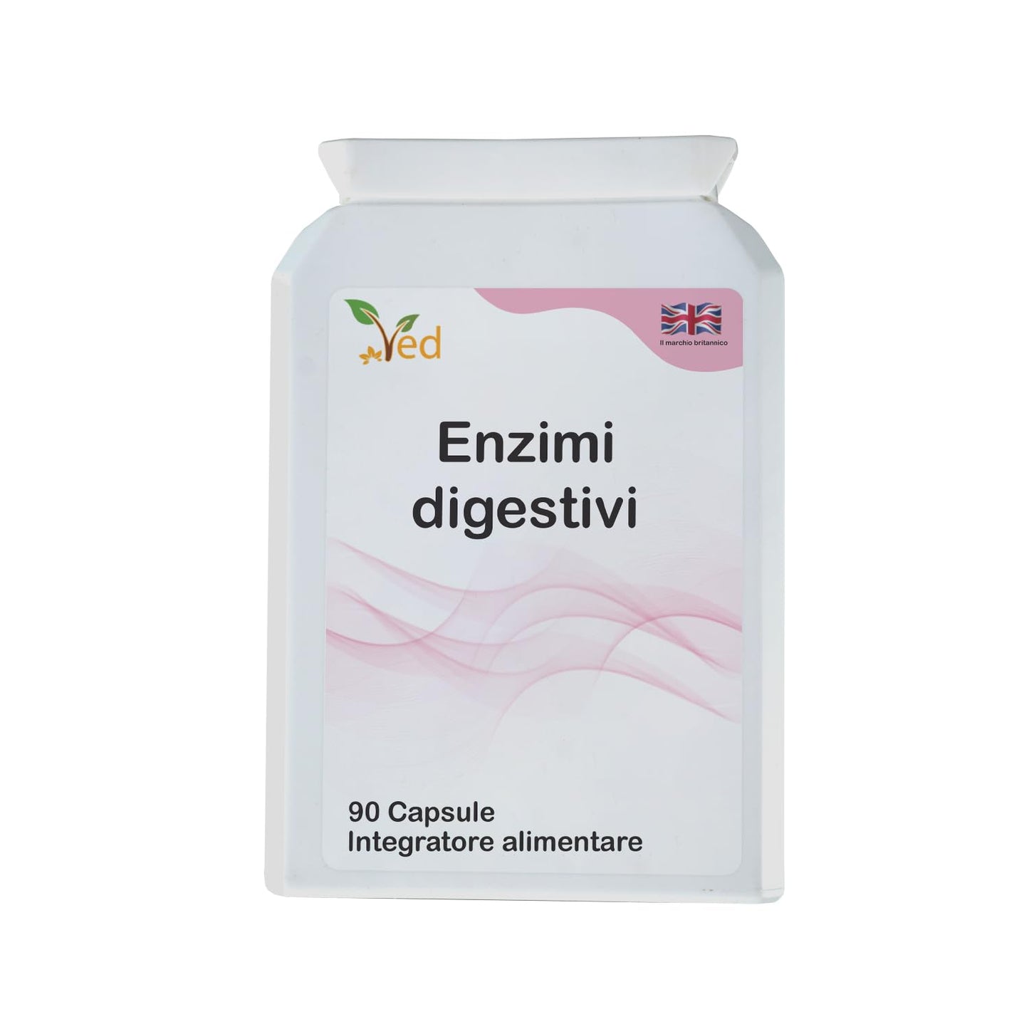 Ved Digestive Enzymes, Comprehensive Food Intolerance Complex Capsules 90 Count