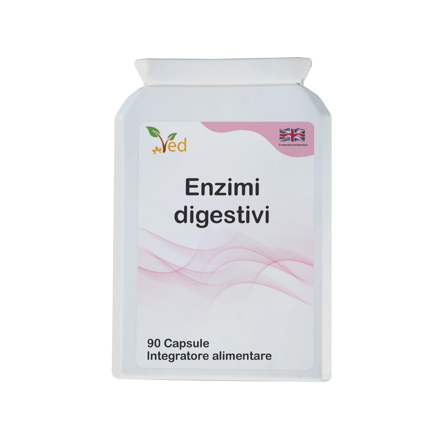 Ved Digestive Enzymes, Comprehensive Food Intolerance Complex Capsules 90 Count