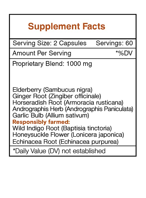 Secrets of the Tribe Urgent Immune Boost Immune Boost Formula Herbal Supplement Blend Capsules, 120