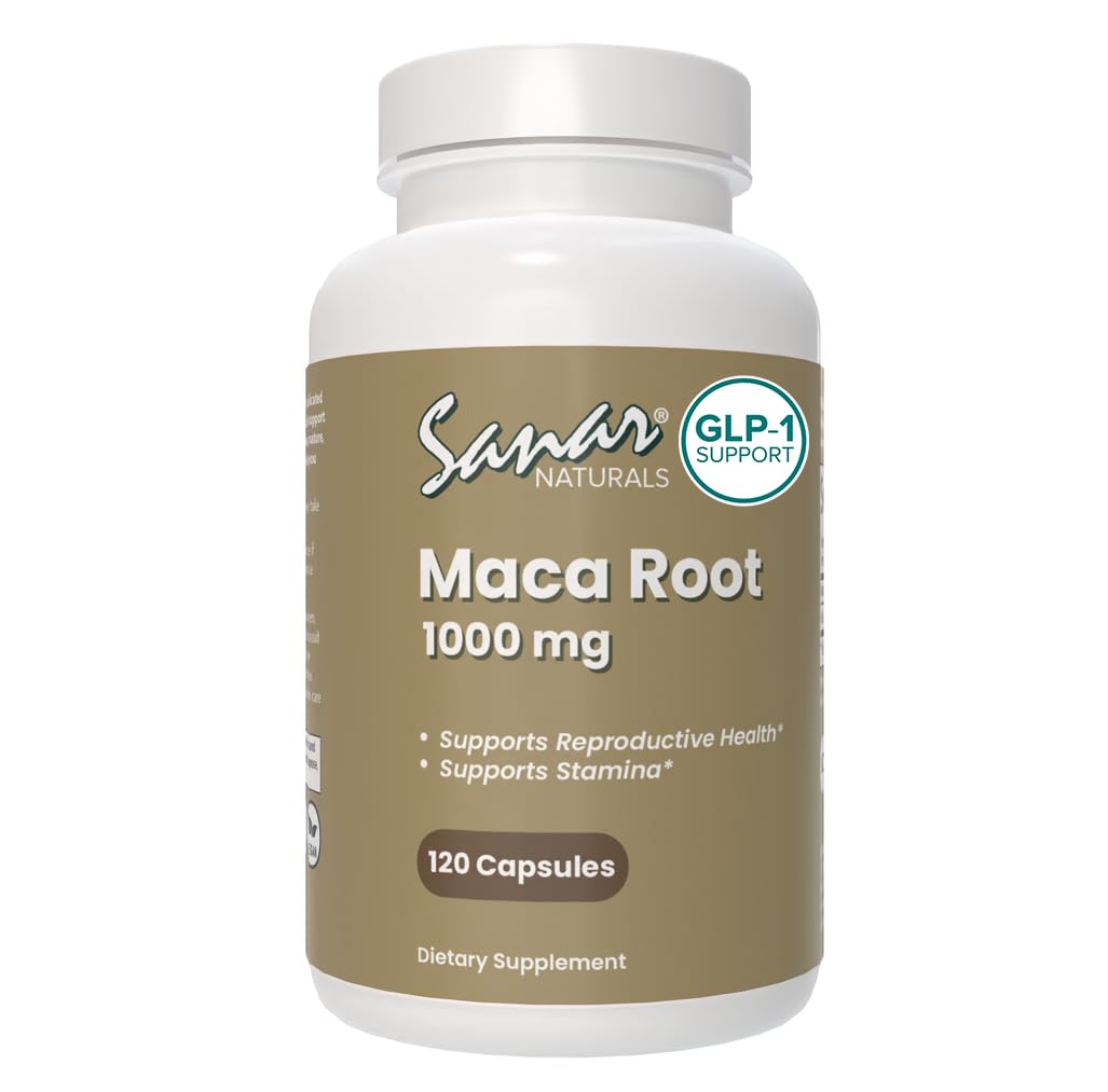 Sanar Naturals Maca Root Supplement 120 Capsules