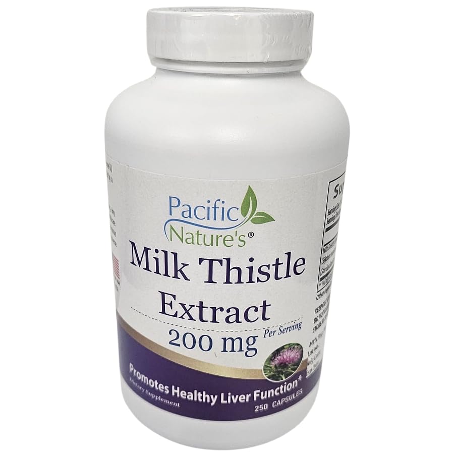 Pacific Nature's Milk Thistle Extract 250 Capsules